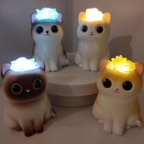 Светящиеся коллекционные фигурки котов