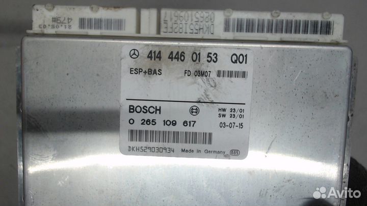 Блок управления двигателем Mercedes Vaneo, 2003