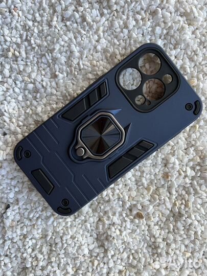Чехол на iPhone 15 pro с держателем кольцом