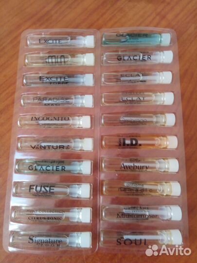 Пробники раритетных ароматов Oriflame