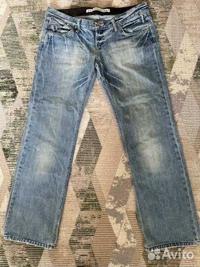 Джинсы женские широкие на низкой посадке