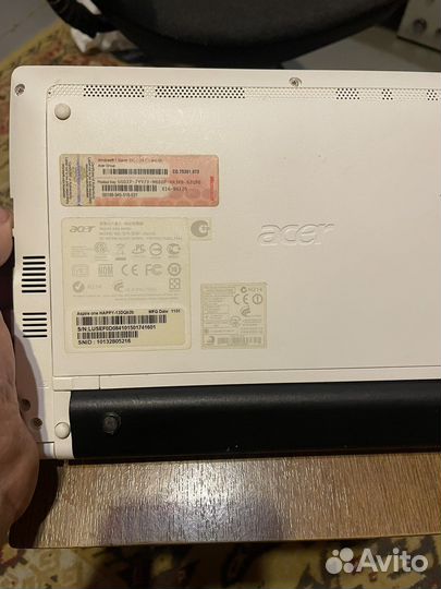 Нетбук acer aspire one happy-13DQh2d