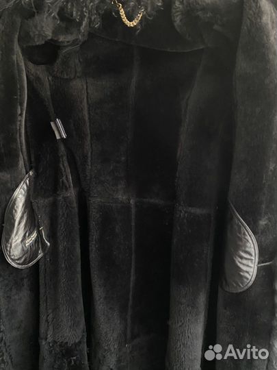 Натуральная дубленка почти новая