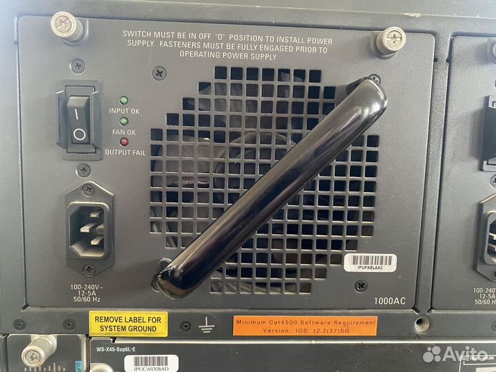 Коммутатор Cisco catalyst 4506-e