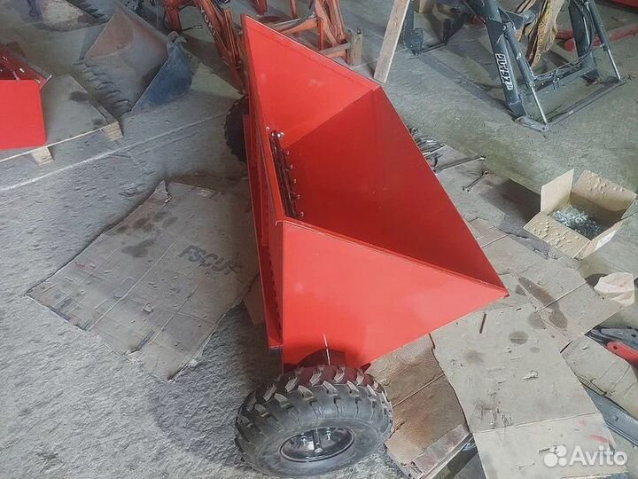 Разбрасыватель песка прицепной 1 м