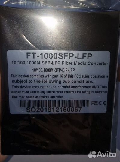 Медиаконвертер FT-1000SFP-LEP