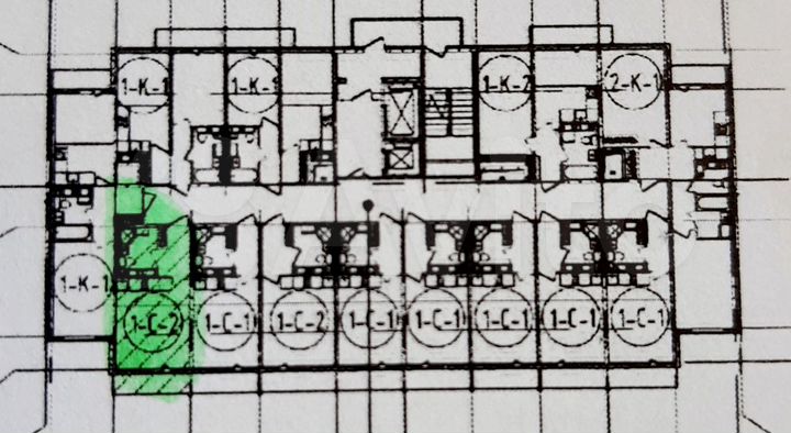Квартира-студия, 22,8 м², 12/16 эт.