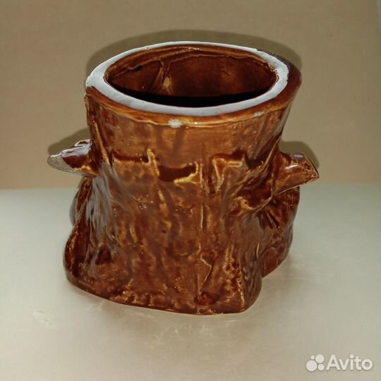 Карандашница (пепельница) пень (леший) СССР