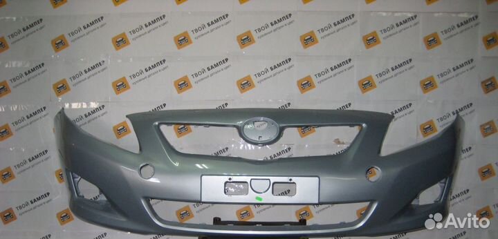 Бампер Toyota Corolla (07) цвет Голубой