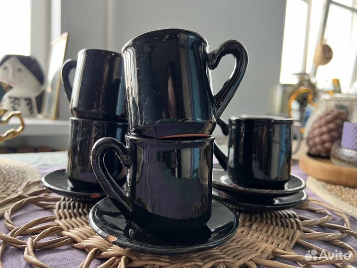 Глиняные чашки