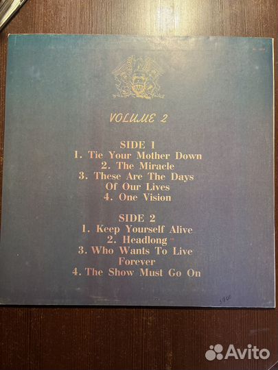 Виниловая пластинка группы Queen