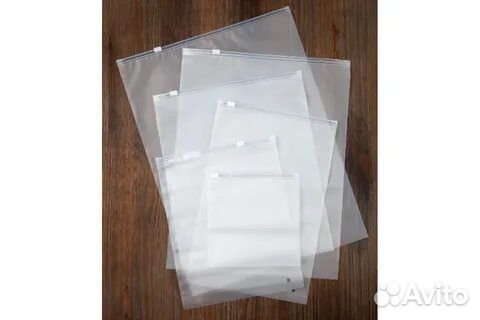 Белые, матовые зип пакеты