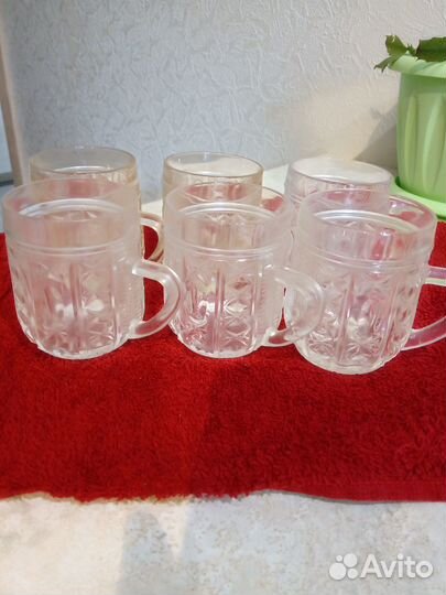 Кружки хрустальные СССР