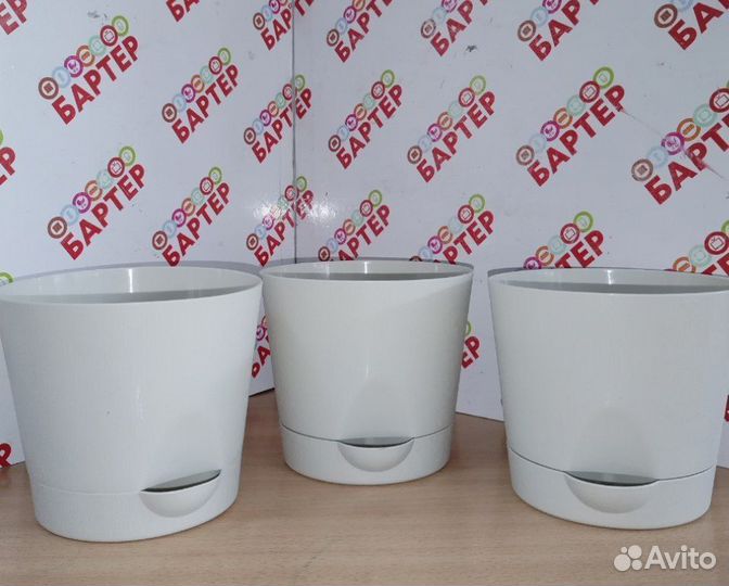 Горшок цветочный 2л. 3шт. Б10