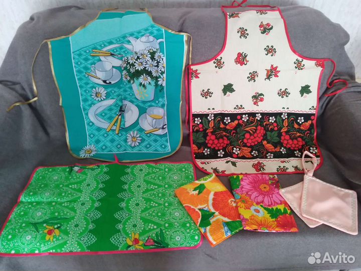 Фартук кухонный, полотенце