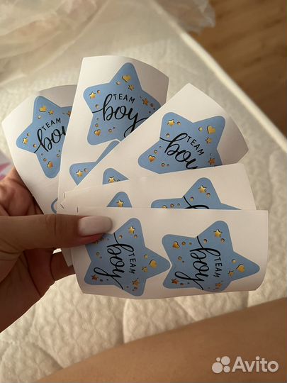 Стикеры для гендер пати