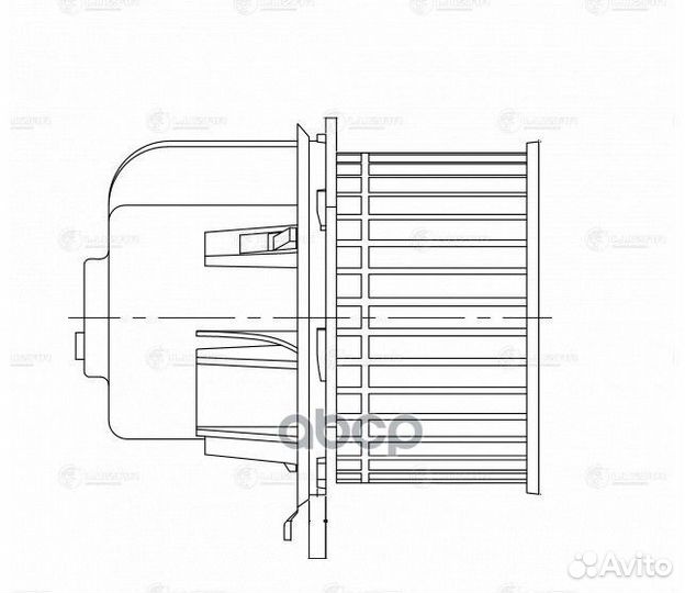 Мотор печки ford transit (00) /transit (06) LF