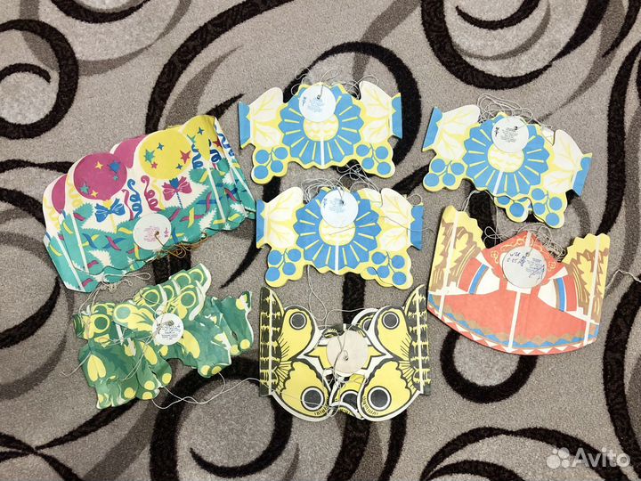 Бумажная гирлянда СССР