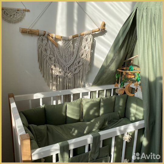 Бортики в детскую кроватку новые