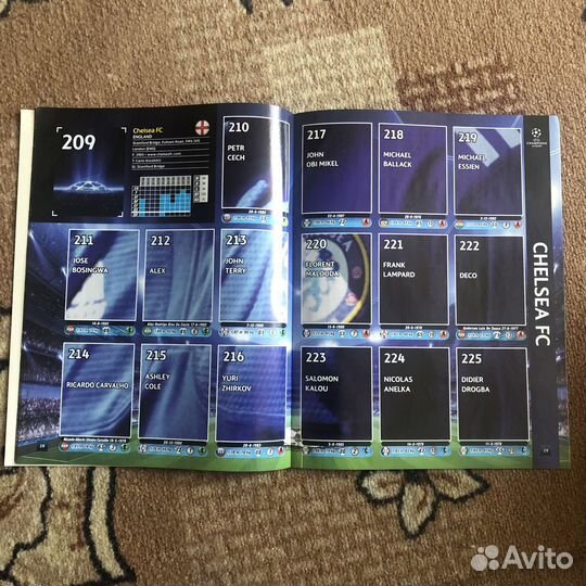 Альбом для наклеек panini Лига чемпионов 2009/2010