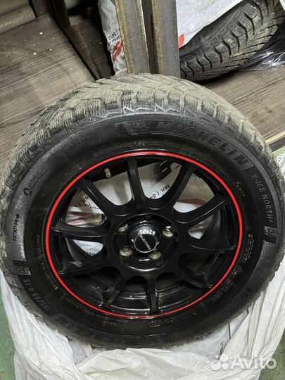 Диски и шины зимние michelin R15 5 108 195 65 Ford