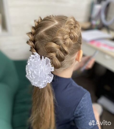 Плетение кос с канекалоном, причёски