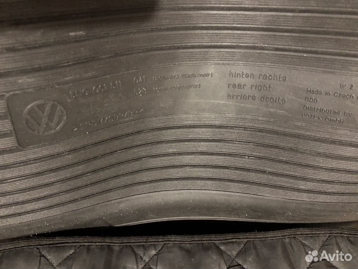 Коврики задние оригинальные на Фольксваген Тигуан