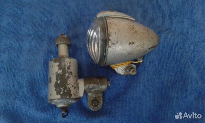 Велосипедная фара генератор СССР