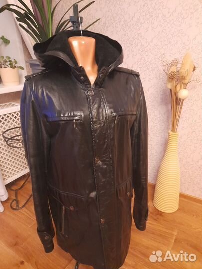Кожаная куртка мужская