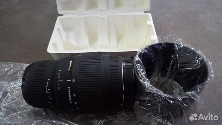 Объектив sigma 70-300 F4-5,6 DG makro