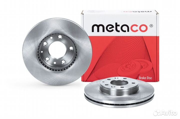 Metaco 3050-069 Диск тормозной передний вентилируе