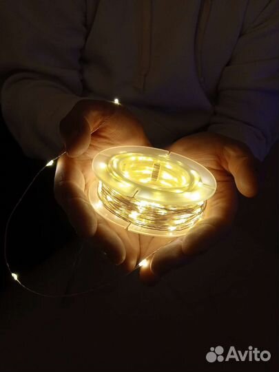 Уличная гирлянда, гирлянда роса 100 метров