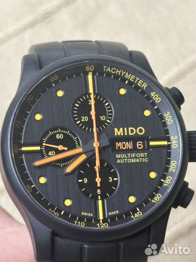 Швейцарские часы Mido orange