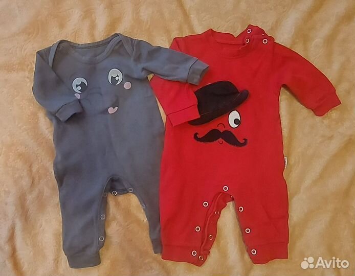 Вещи детские пакетом р-р 62, 68, 74