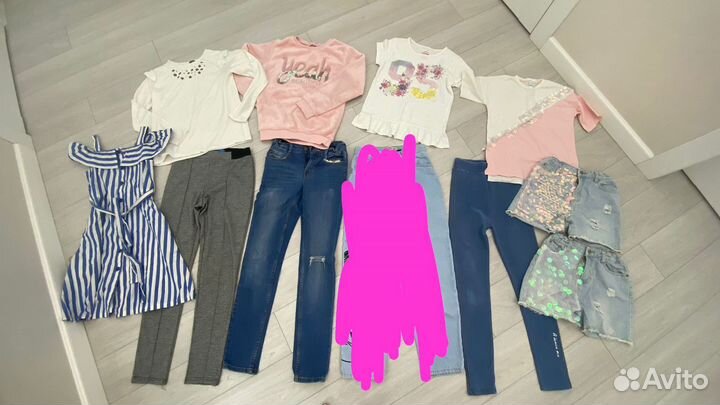 Одежда на девочку 146-152 см в отл состоянии