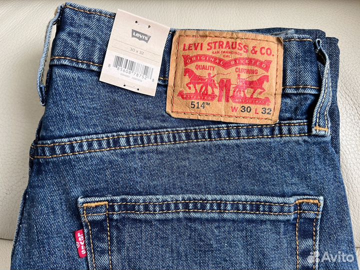 Джинсы Levi's 514 Straight Оригинал 30х32