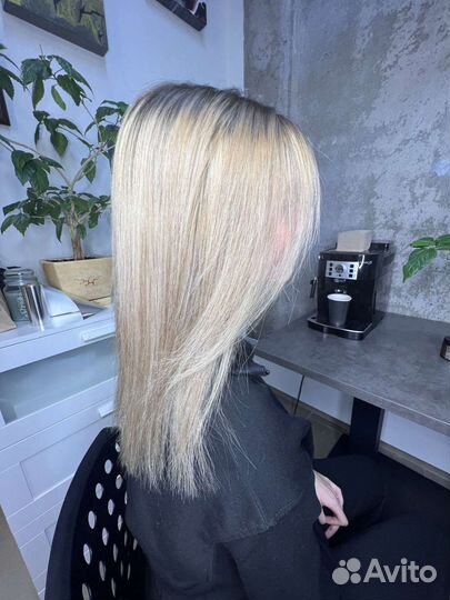 При окрашивание стрижка в подарок