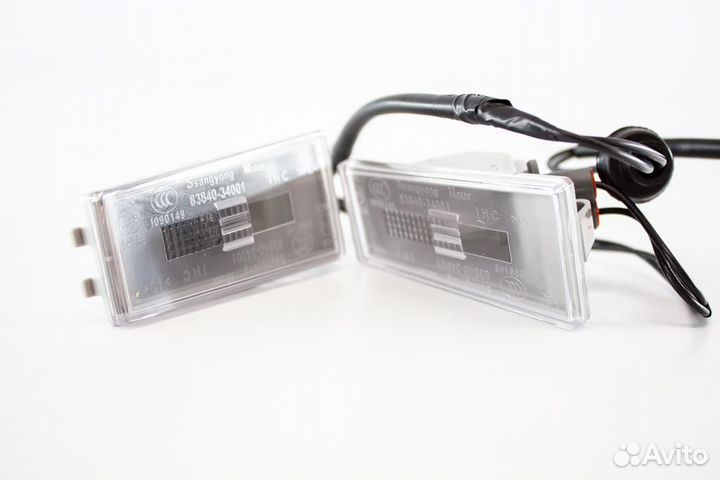 Фонари освещения номерного знака ssangyong Actyon