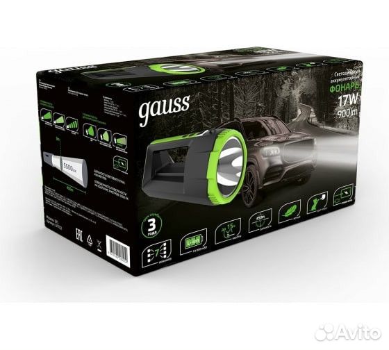 Фонарь Gauss GF702