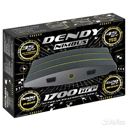 Приставка 8/16 бит Dendy Nimbus Hdmi+AV (1700 игр)