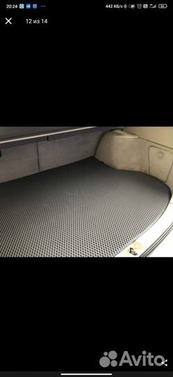 Коврики в автомобиль эва в подарок подпятник + 2 л