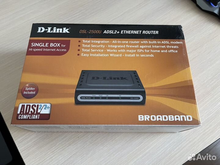 Adsl модем D-Link DSL-2500U
