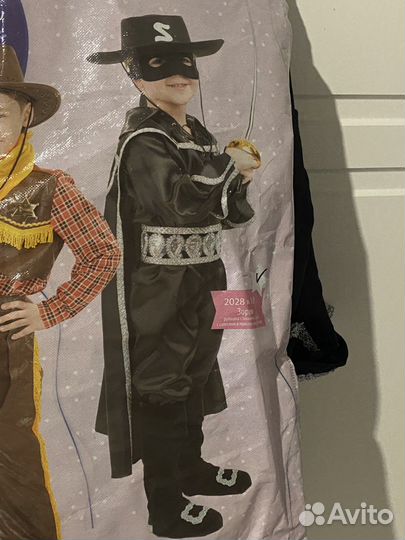 Новогодний костюм «Зорро»