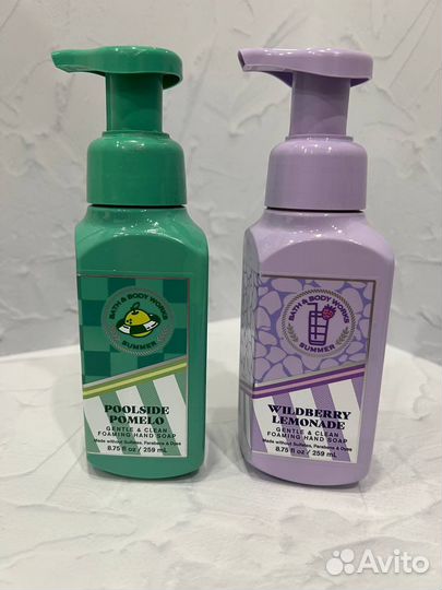Пенное мыло bath and body works
