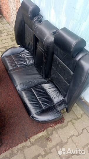 Bmw e34 кожаный салон