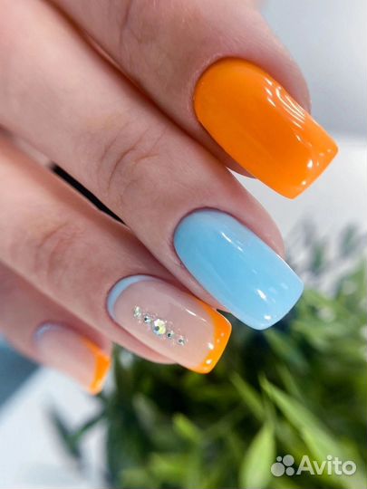 Маникюр наращивание