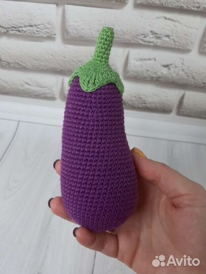 Развивающая игрушка вязаная. Вязаные овощи