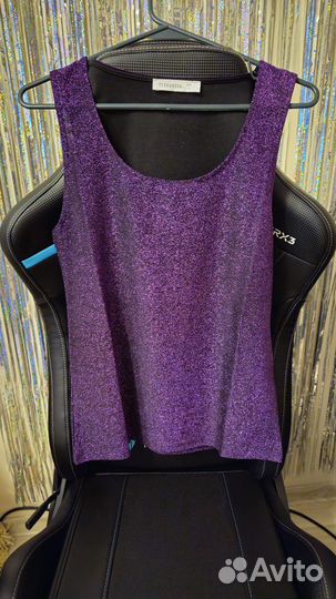 Топ с люрексом L