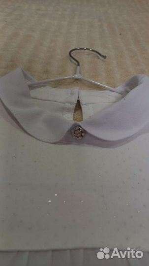 Белоснежная блузка на рост 122-128