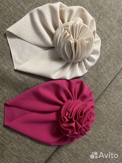 Шапочка для девочки тюрбан